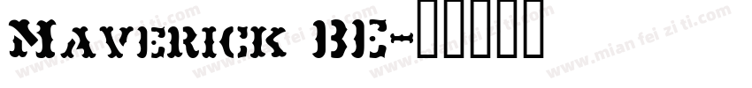 Maverick BE字体转换